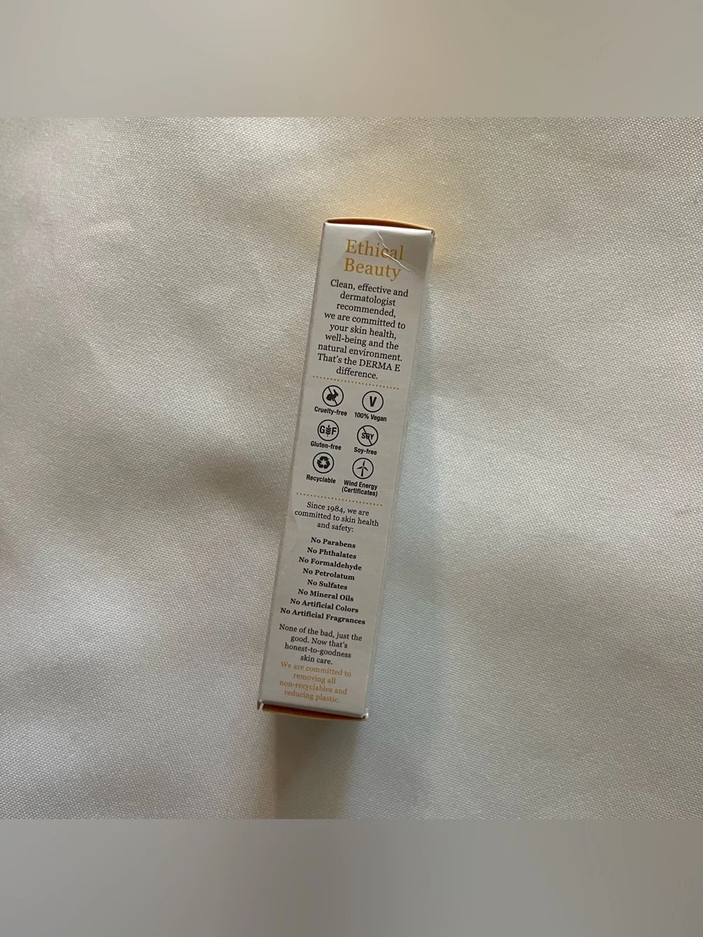 Derma E No Dark Circles Perfecting Vegan Eye Cream 0.5 Oz Full Size NWT